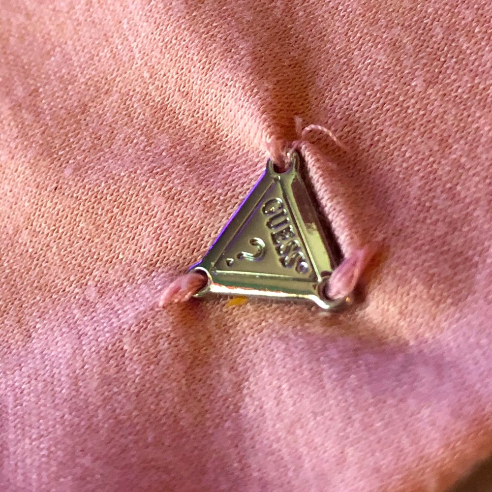 Pink GUESS off the shoulder top